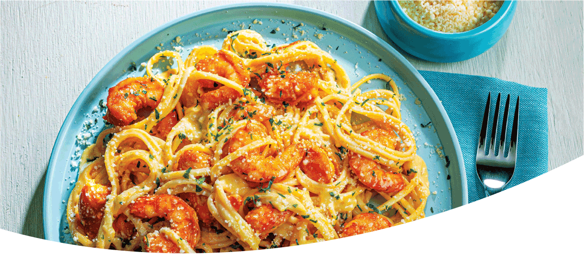 One Pot Smoky Shrimp Linguine