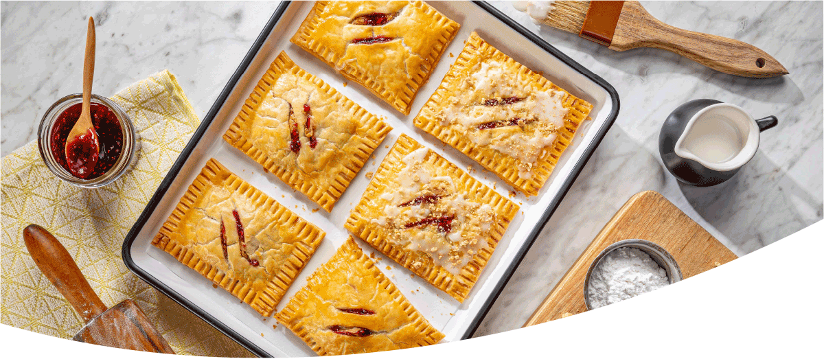 Peanut Butter & Jelly Breakfast Tart